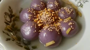 Chè Trôi Nước Khoai Mỡ Tím