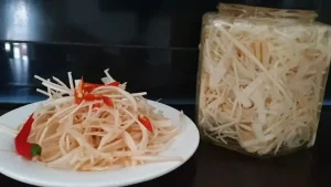 Cách Làm Củ Hủ Dừa Ngâm Chua Chuẩn Vị, Mềm Giòn Ăn Là Ghiền