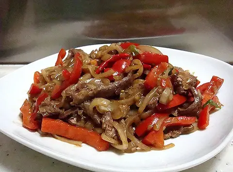 Da Bò Xào Sa Tế