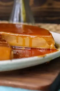 Flan De Dulce De Leche