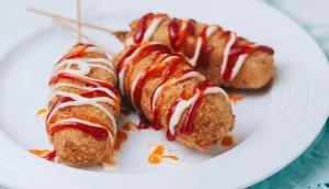 Cách Làm Hotdog Phô Mai Hàn Quốc Giòn Xốp, Kéo Sợi Phô Mai