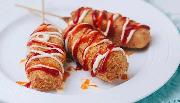 Cách Làm Hotdog Phô Mai Hàn Quốc Giòn Xốp, Kéo Sợi Phô Mai