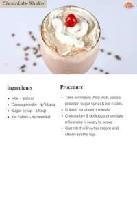 How To Make A Chocolate Milkshake