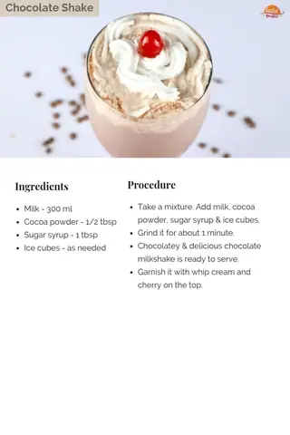 How To Make A Chocolate Milkshake