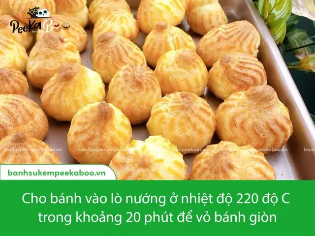 Làm Bánh Su Kem Không Cần Bơ