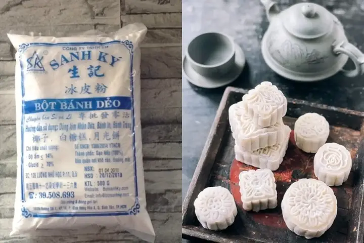 Làm Bánh Trung Thu Dẻo Bằng Bột Gì
