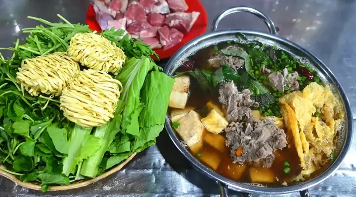 Lẩu Gì Ăn Rau Mồng Tơi