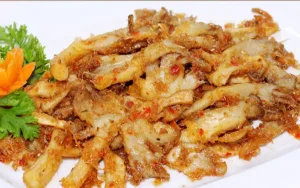 Nấm Bào Ngư Xào Xả Ớt