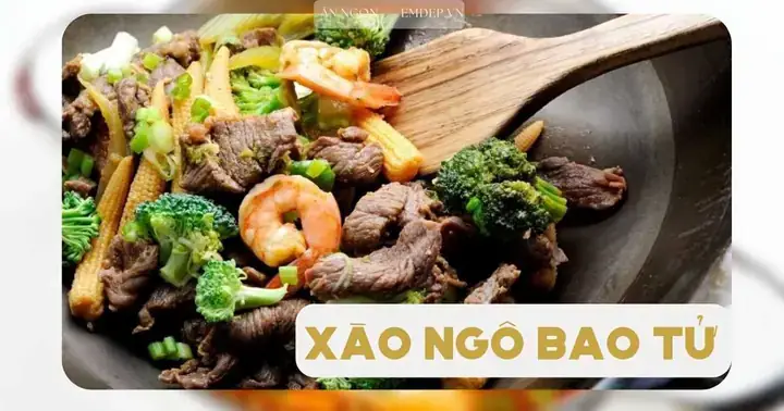 Ngô Bao Tử Xào Lòng Gà
