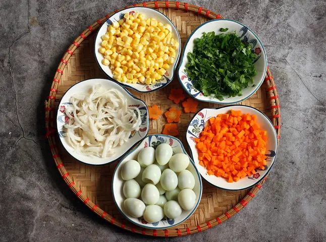 Nguyên Liệu Nấu Súp Gà Nấm