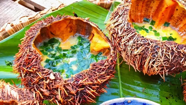 Nhím Biển Nướng Mỡ Hành