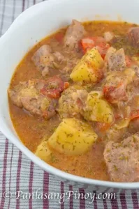 Cách Làm Hầm Thịt Heo Và Khoai Tây Chuẩn Vị, Dinh Dưỡng