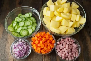 Salad Khoai Tây Cà Rốt