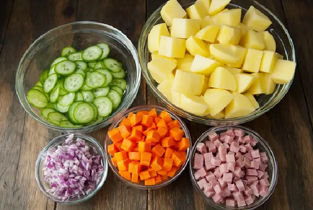 Salad Khoai Tây Cà Rốt