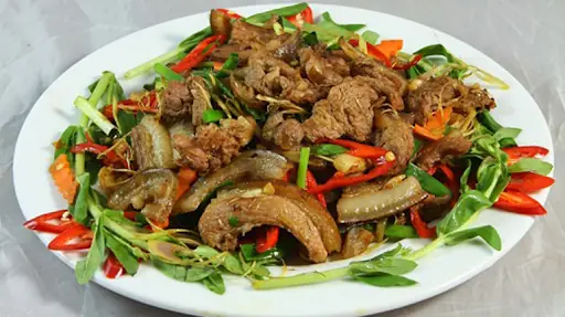 Thịt Dải Xào Sả Ớt
