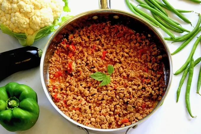 Thịt Heo Xay Sốt Cà Chua