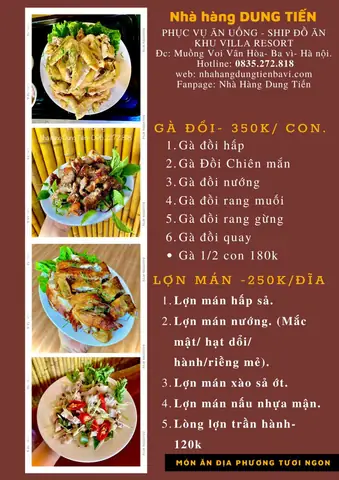 Thực Đơn Món Nhậu Nhà Hàng