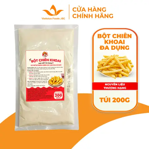 Trộn Bột Chiên Khoai Lang