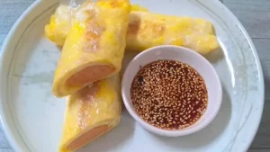Trứng Chiên Cuốn Bánh Tráng