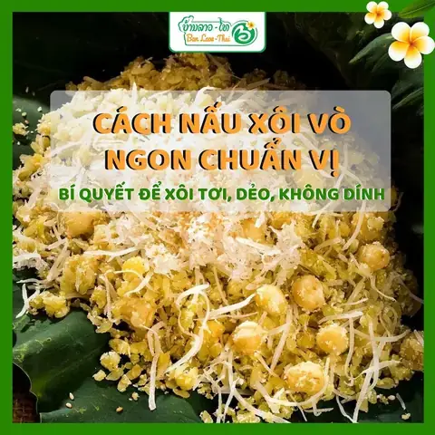 Xoi Vo An Voi Gi Thi Ngon